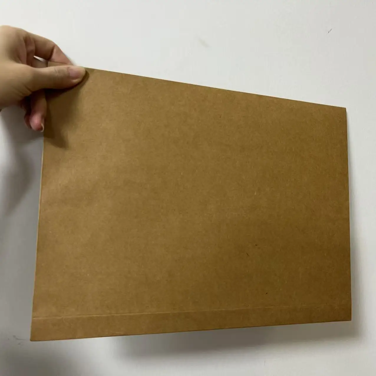 10Pcs/lot A4 Envelope Gift Paper Bags T-shirt Clothing Kraft Paper Box Kraft Black White Cardboard Packaging Bag image 6