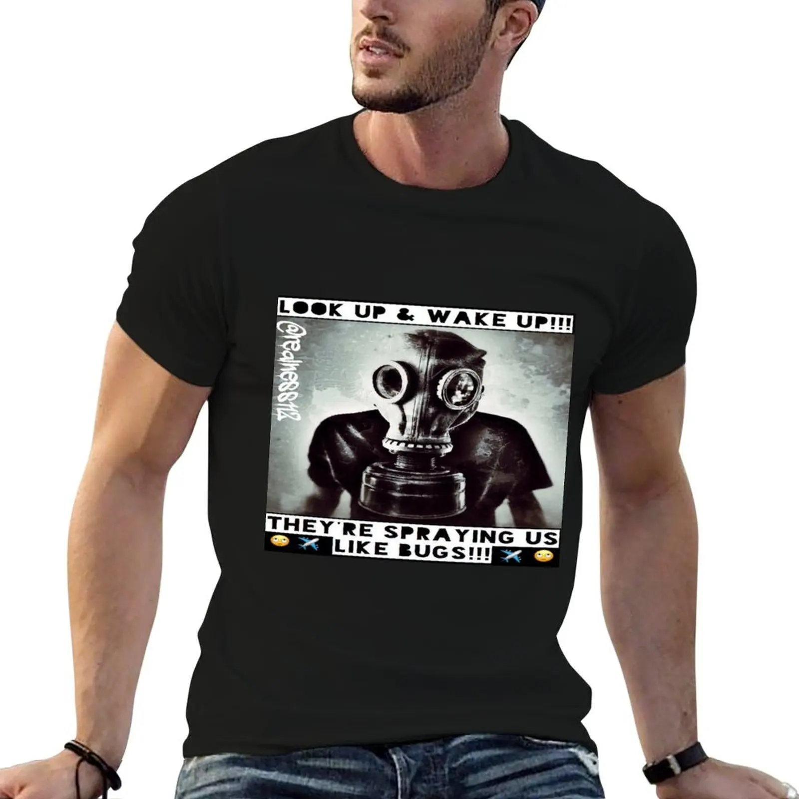 Ils nous font subir des traitements comme des insectes ! T-shirt Truth pour homme, t-shirt en coton, impression personnalisée, t-shirt en coton pour homme
