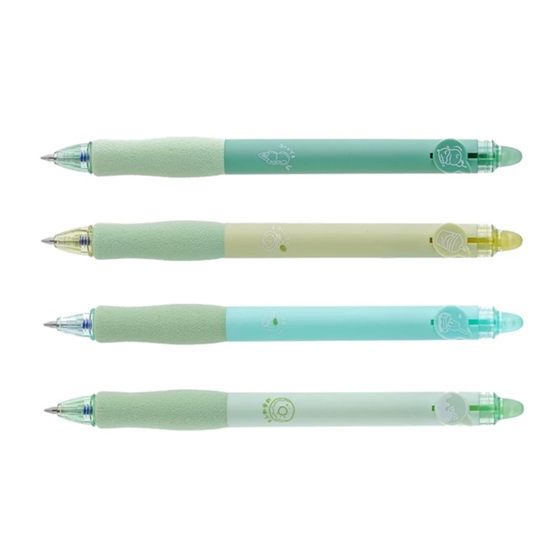 قلم جل كارتوني قابل للمسح وقابل لإعادة الملء وسهل الكتابة للطلاب الذين يكتبون الرسم K1KF