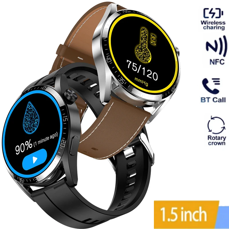 New Men Sport Watches For Google Pixel Samsung Galaxy Huawei P40 Pro Ulefone Armor Men Clock Waterproof Bluetooth Smartwatch Man