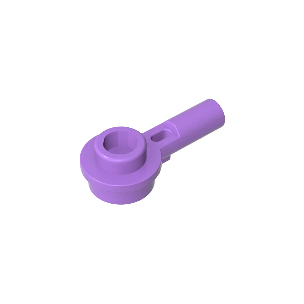 مكعبات بناء Gobricks GDS-1570 Bar 1L مع لوحة مستديرة 1 × 1 مع مسمار مجوف متوافق مع ليغو 32828 تعليمي تقني