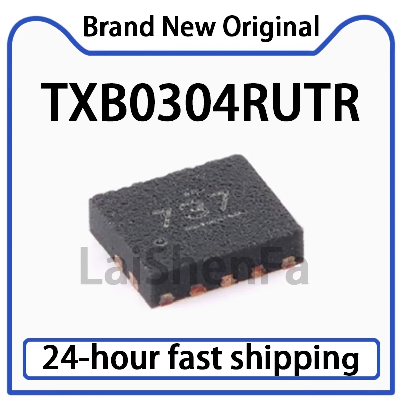 10PCS TXB0304RUTR Package UQFN-12 100Mbps 4-bit Bidirectional Level Converter Original in Stock