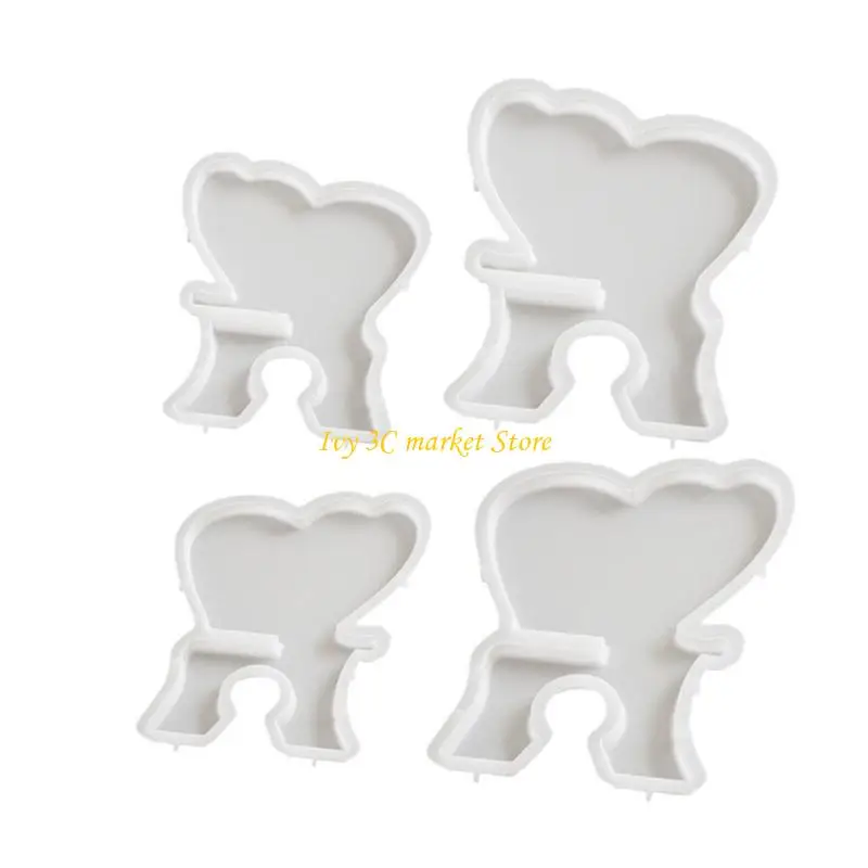 D7YC Reusable Butterfly Shaped Bookshelf Silicone Mold Lightweighted Decorative Mold