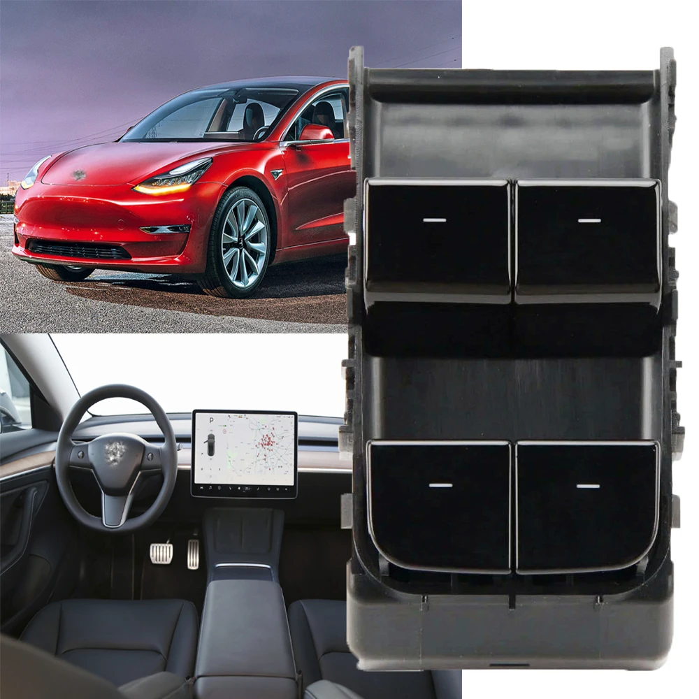 1082037 Electric Window Control Switch Window Lifter Switch For Tesla Model 3,2017-2021