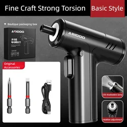 Electric Screwdriver Set 3.6V 5/10N.m Cordless Mini Hand Electric Drill Rechargeable Screw Driver Multi-Function Power Tool