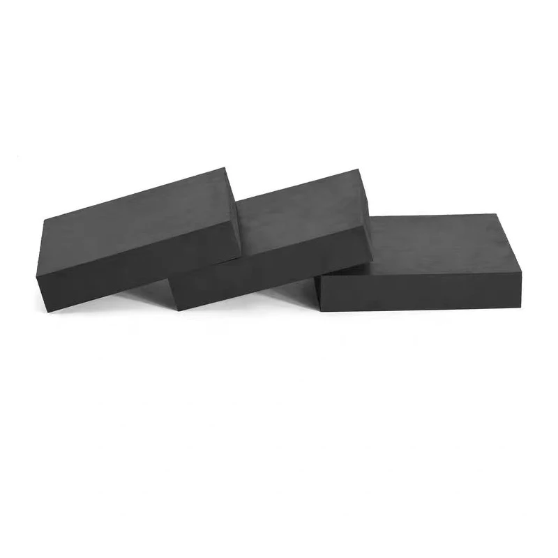 Black Industry Rubber Block Elastic Anti Slip Damping Gasket Shockproof Pad Wear Resistant Thickness 50x50x10mm-300x300x10mm