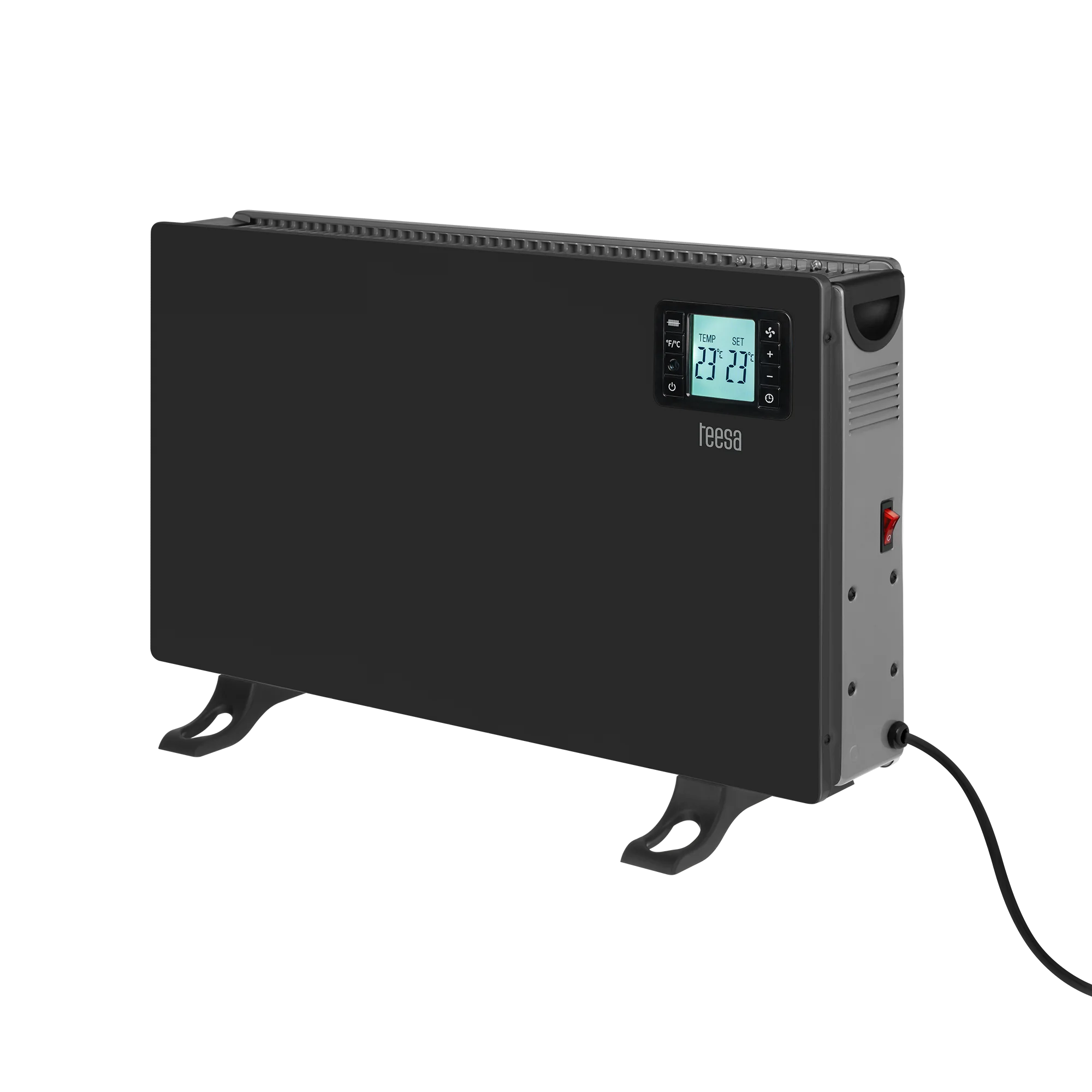 Teesa Convector Kachel Zwart