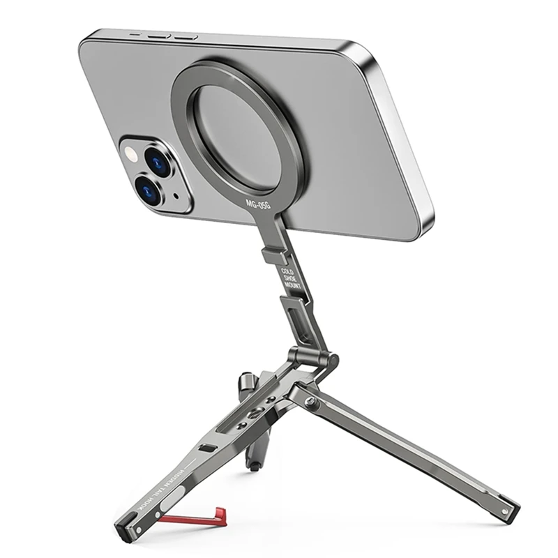 

Magnetic Pocket Phone Tripod Holder With Hook Foldable Magsafe Phone Holder Strap For Iphone Android/Huawei