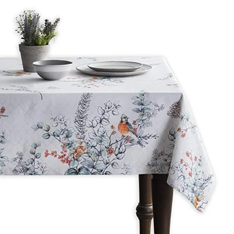 Kitchen Countertop Tablecloth Party Wedding Thanksgiving Christmas Room Decoration Rectangular Waterproof Antifouling Manteles