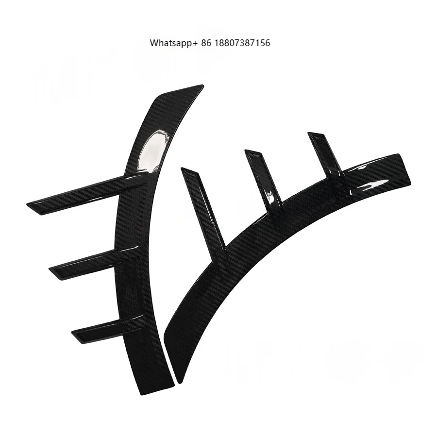 

Suitable for 2021 forBMW M2 G87 MP Carbon Fiber Front Wheel Arch Wind Knife Decoration Modification Exterior Parts