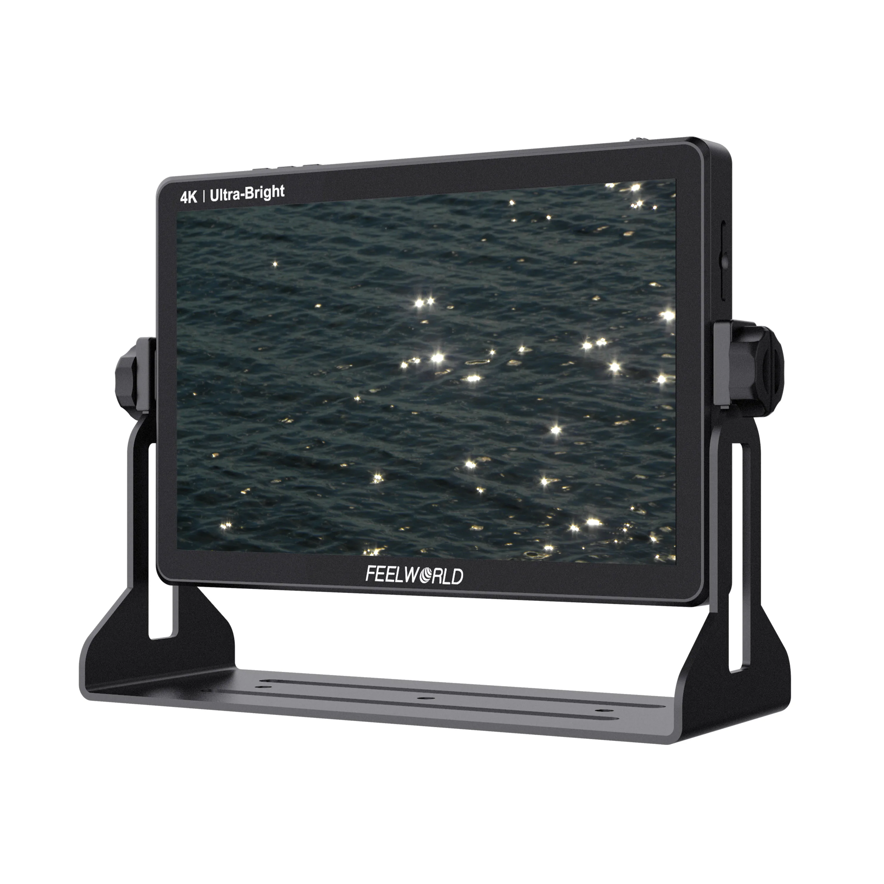 

FEELWORLD LUT11H 10.1 Inch Ultra Bright 2000nit DSLR Camera Field Monitor Touch Screen 4K HDMI F970 External Power and Install