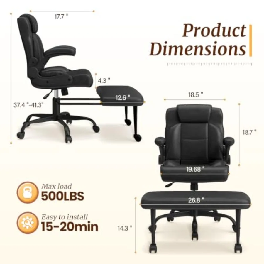 Cross Legged Office Chair with Arms, Wide Criss Cross Design, Black Mesh Steel, 360 Rotating Footrest Height Adjustable for ADH