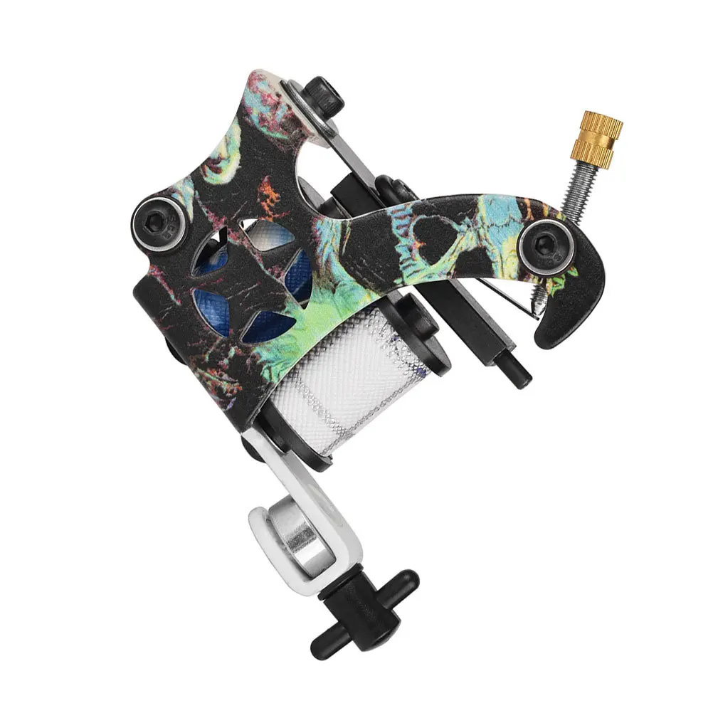 

Coil Tattoos Machine Five Point Skull Lightweight Durable Design Ergonomic Balanced Frame Stable Operation Tattooing Supplies