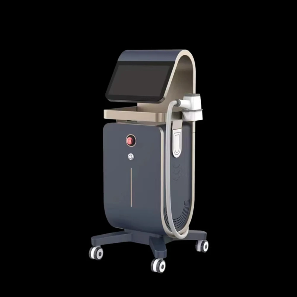 Painless depilatory laser vertical 808nm hair removal diode laser machine