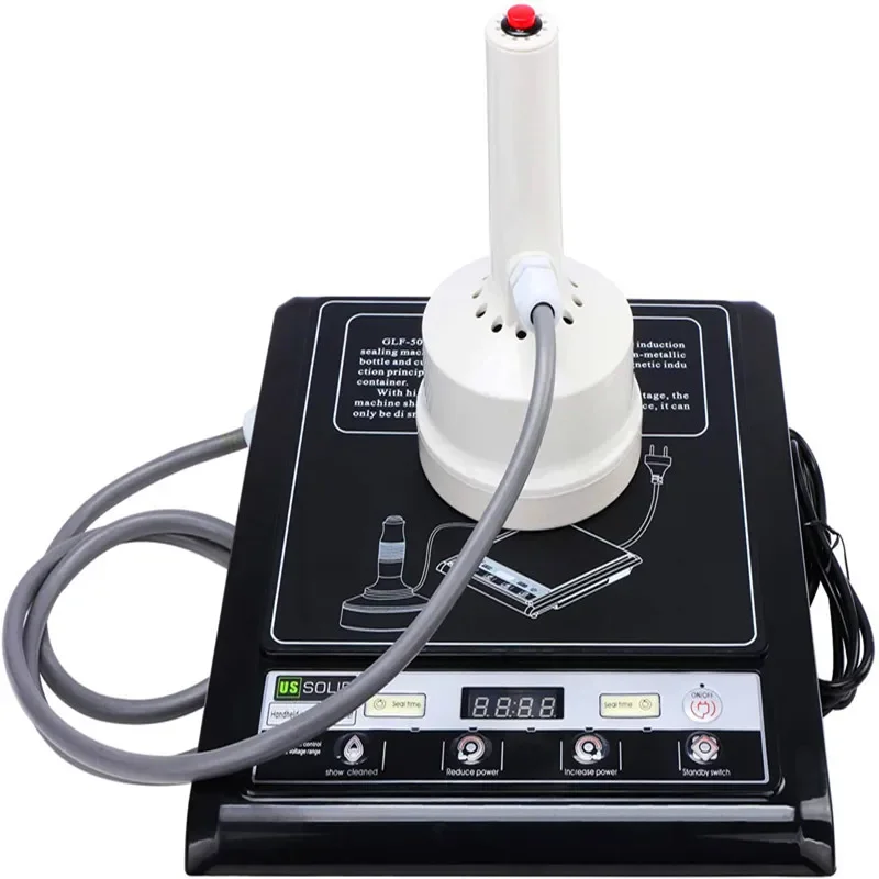 Mini Portable 15-100MM Induction Sealer, 800W-1200W Handheld Heat Sealing Machine for Bottle Capping Liquid Foil