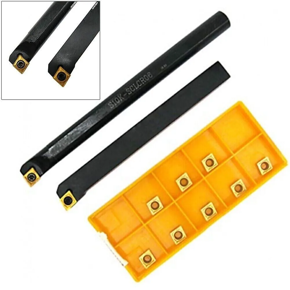 3/8 Lathe Internal Boring Bar Turning Tool Holder Gold Indexable Carbide Insert