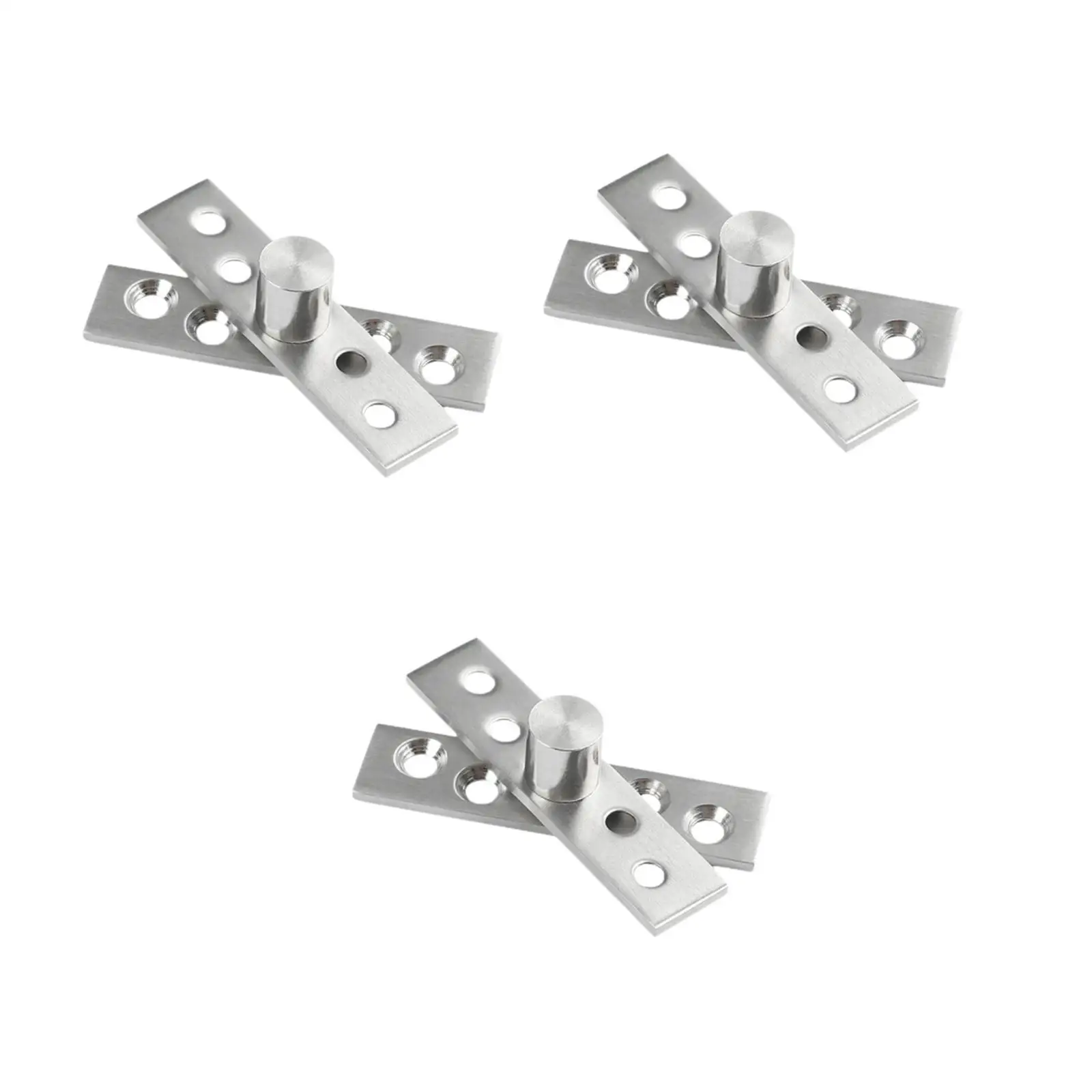 Stainless Steel Center Pivot Hinge Heavy Duty Hidden Door Rotating Hinge Up Down Shaft for Bookshelf Door