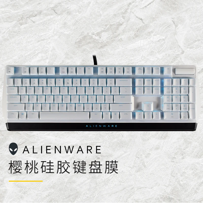 For Alienware AW768 AW568 AW310K AW410K AW510K  AW 768 AW 569 keyboard Cover Protector Dust Cover Silicone Desktop Skin