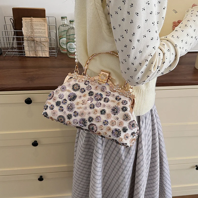 Top Fashion Bag Bling Diamond Lock Woman Bags Women Shoulder Crossbody Bags
