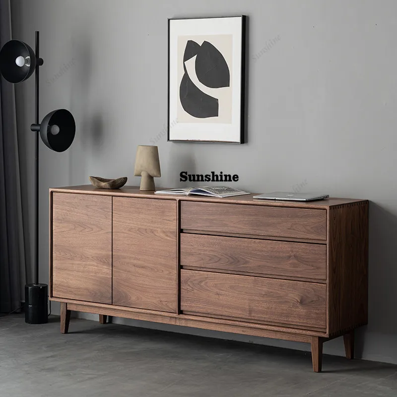 

Japanese-style living room, entrance cabinet, wabi-sabi wind, bedroom storage, dining side cabinet