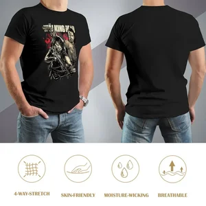 تي شيرت سلسلة الكتاب الهزلي Walking Dead للرجال والنساء ، ريك غرايمز ، داريل ديكسون ، أزياء رائعة أعلى 12 مبيعات سترة ريك غرايمز - رقم 5