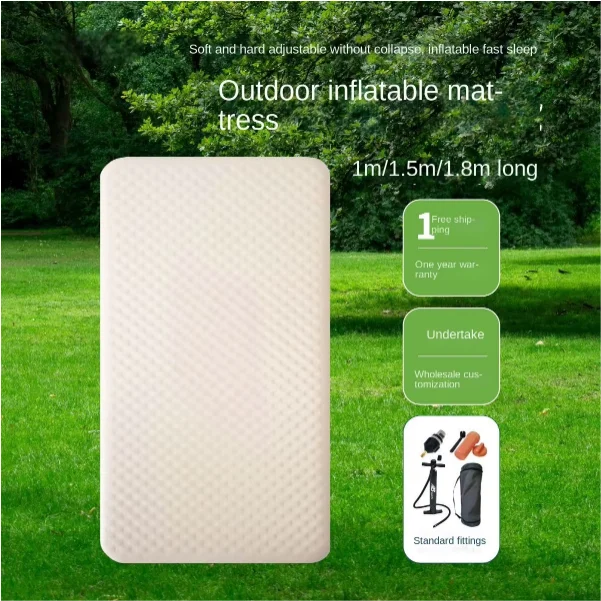 

Custom Thick Inflatable Egg Nest Mattress Wire Drawing Material Eco-Friendly PVC for Outdoor Tent Camping Home Car Use