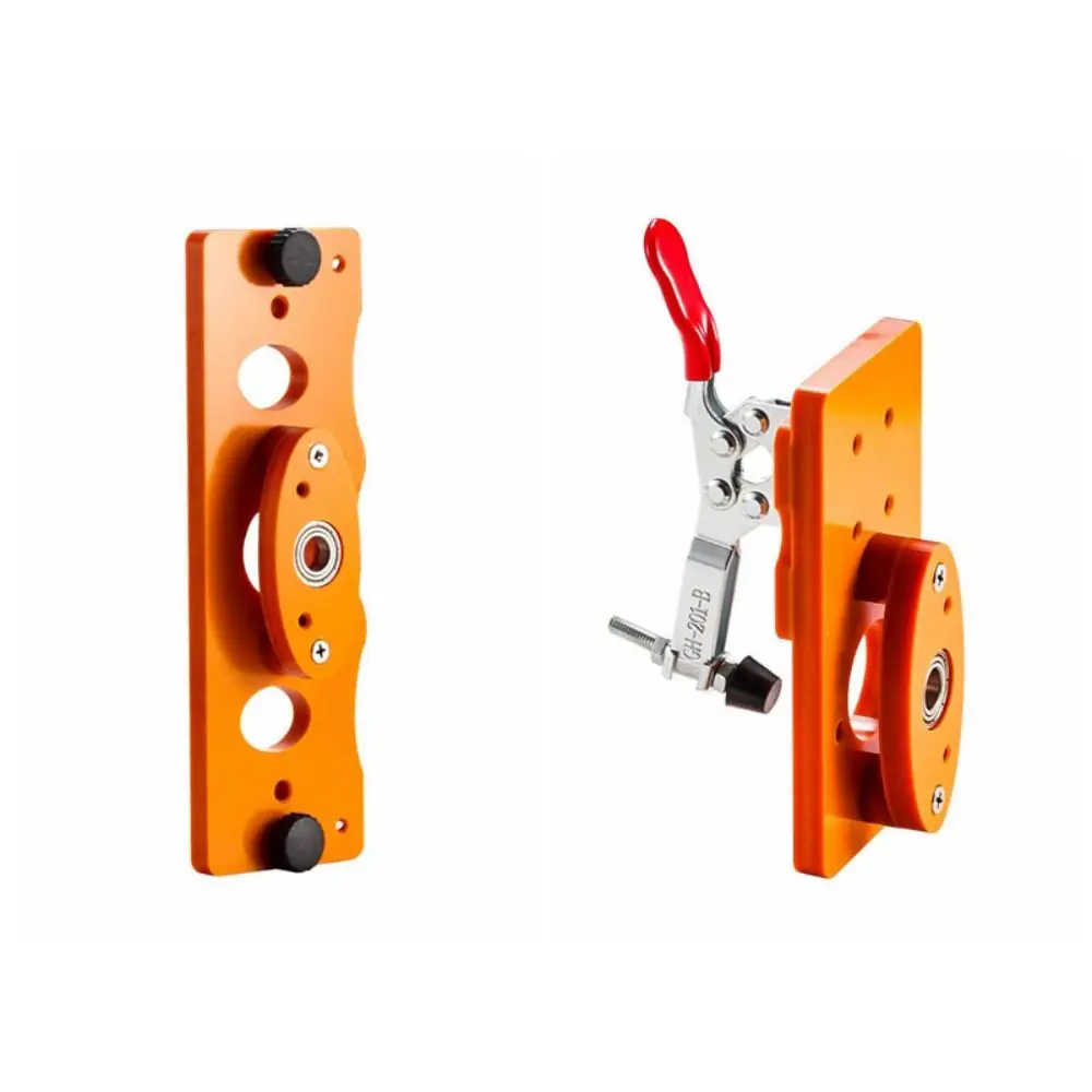 Wear-resisting Door Hinge Drill Jig with Fixture Locator Door Hinge Router Alloy Save Labour Hole Opener Template DIY