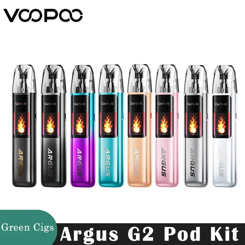VOOPOO-Kit de vapeo Argus G2 Original, 30W, batería de 1000mAh, 3ML, Cartucho de 0,4/0.7ohm, vaporizador de cigarrillos electrónicos