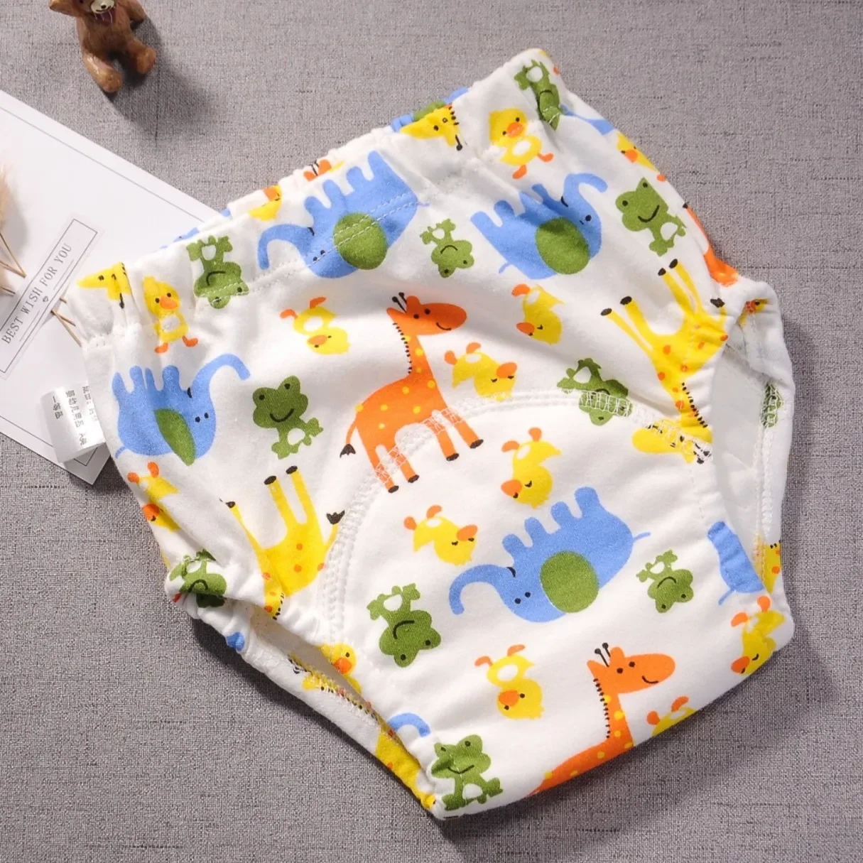 

Newborn Training Pants Baby Shorts Solid Color Washable Underwear BABY Boy Girl Cloth Diapers Reusable Nappies Infant Panties