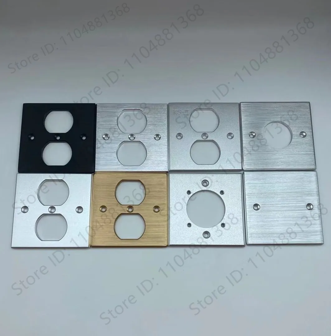 FOR 86 * 86 American standard aluminum alloy panel, home improvement wall plug American aluminum panel, power socket core panel