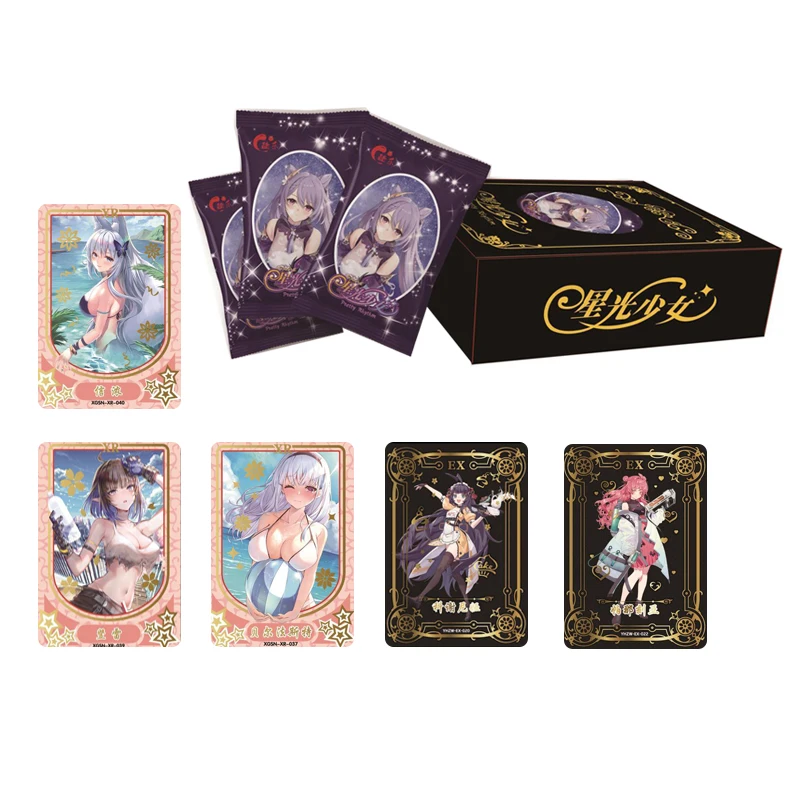 

Goddess Story Booster Box Anime Star Girl Paper Borad Games Children Table Game Peripheral Character Kid's Gift Playing Card Toy