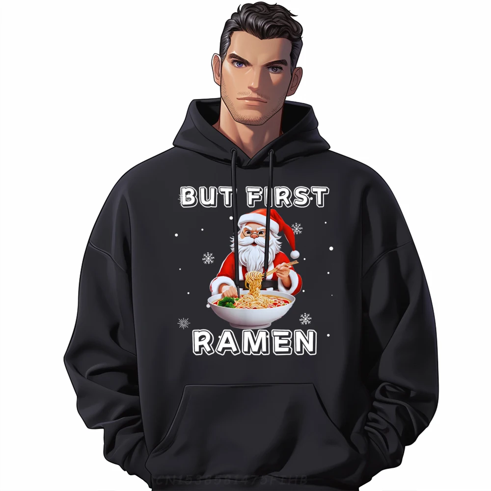 

But First Ramen Funny Santa Claus Christmas Ramen Shirts Graphic Tee Sweatshirts Luxury