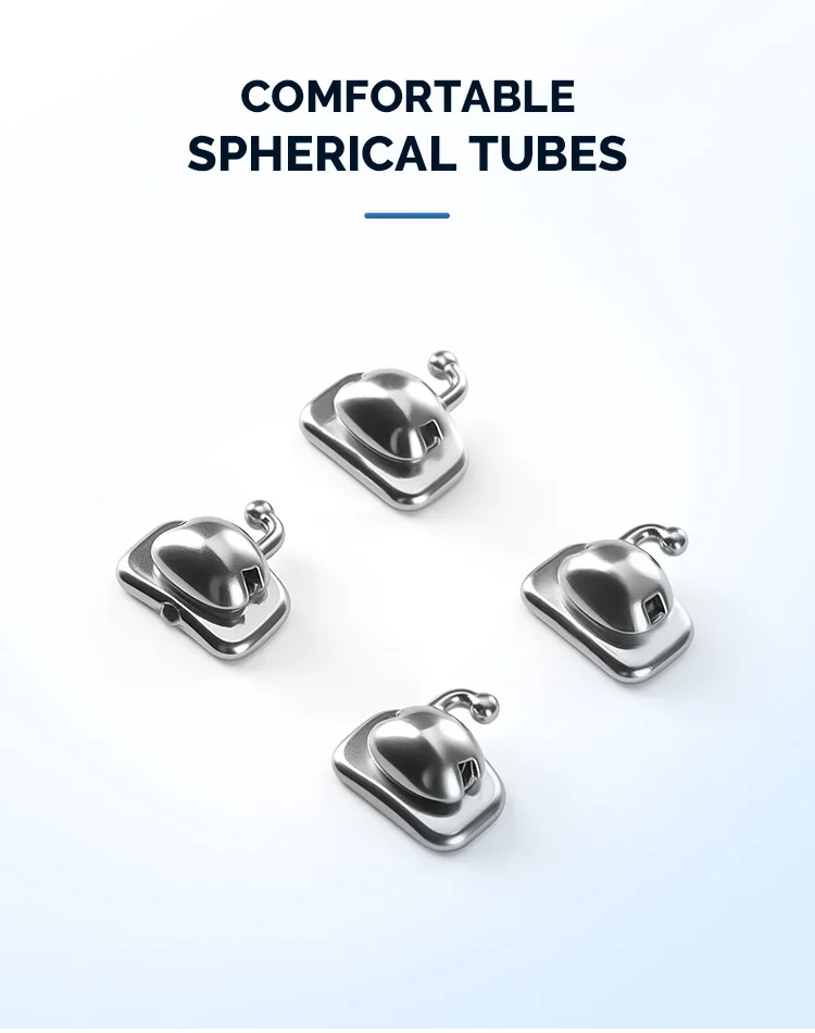 20 Sets AZDENT Dental Orthodontische Kieferorthopädische Kugelröhren für den 1. Molaren Zahn MIM Monoblock Bonding Nicht konvertierbar Roth MBT 0.022 – Detail 4