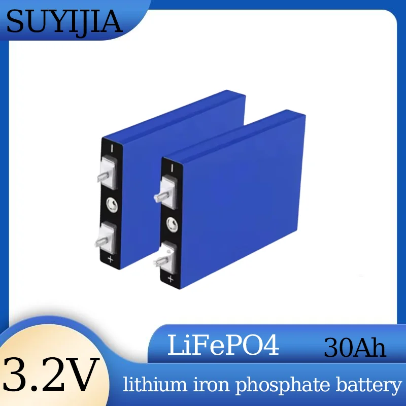 

3.2V 30Ah LiFePO4 Battery Rechargeable Cell Lithium Iron Phosphate for Diy 12V 24V 36V 48V Solar Energy Household Power Supply