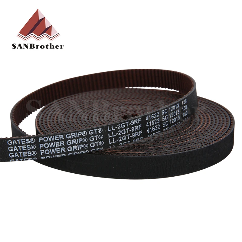 بوابات GT LL-2GT RF 2GT 2MGT مفتوحة متزامن مؤقت اشتعال عرض 3/6/9/10/12/15 مللي متر المطاط منخفضة الغبار منخفضة الاهتزاز VORON طابعة ثلاثية الأبعاد