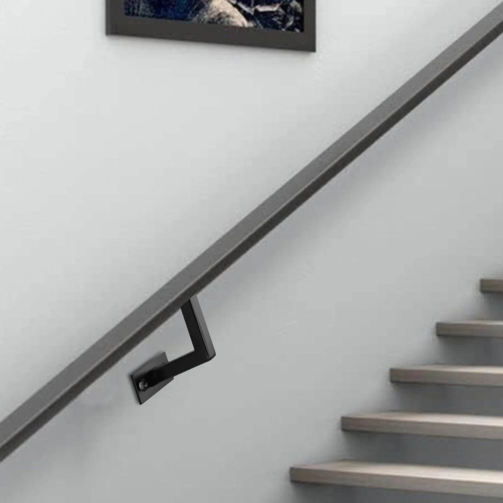 For Commercial Buildings Black Handrail Bracket Home Decoration 2.6 Inches In Height Elegant Aesthetic Premium SUS304 Material