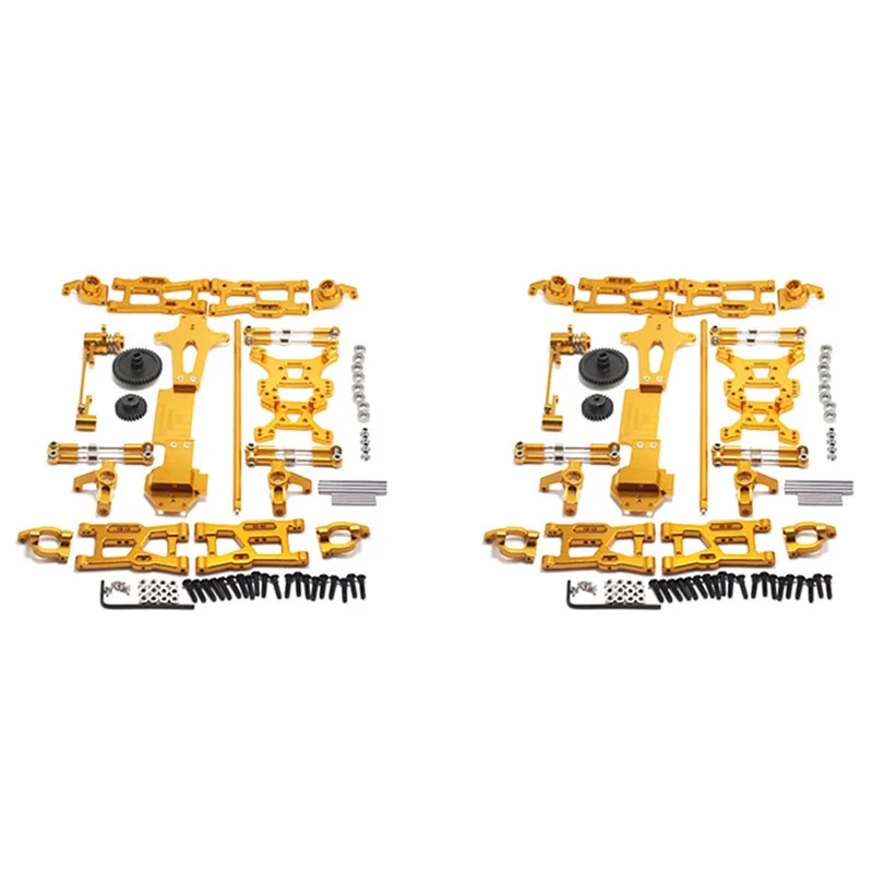 

Набор DELAM-2 для Wltoys 1:14 144001, полный обновленный запасные части, металлическое сиденье C, чашка рулевого управления, поворотный рычаг, центральный приводной вал, желтый