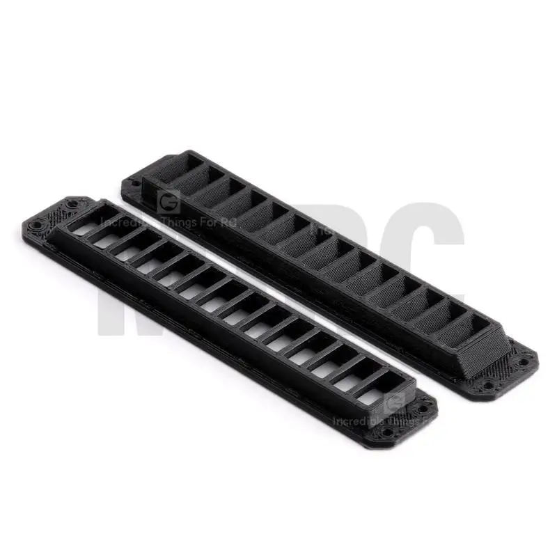 1 Pair Side Vent Body Cooling Grille Garnish For 1/10 Rc Crawler Car Trax/as Trx-4 Tactical Unit 82066-4 Trx4