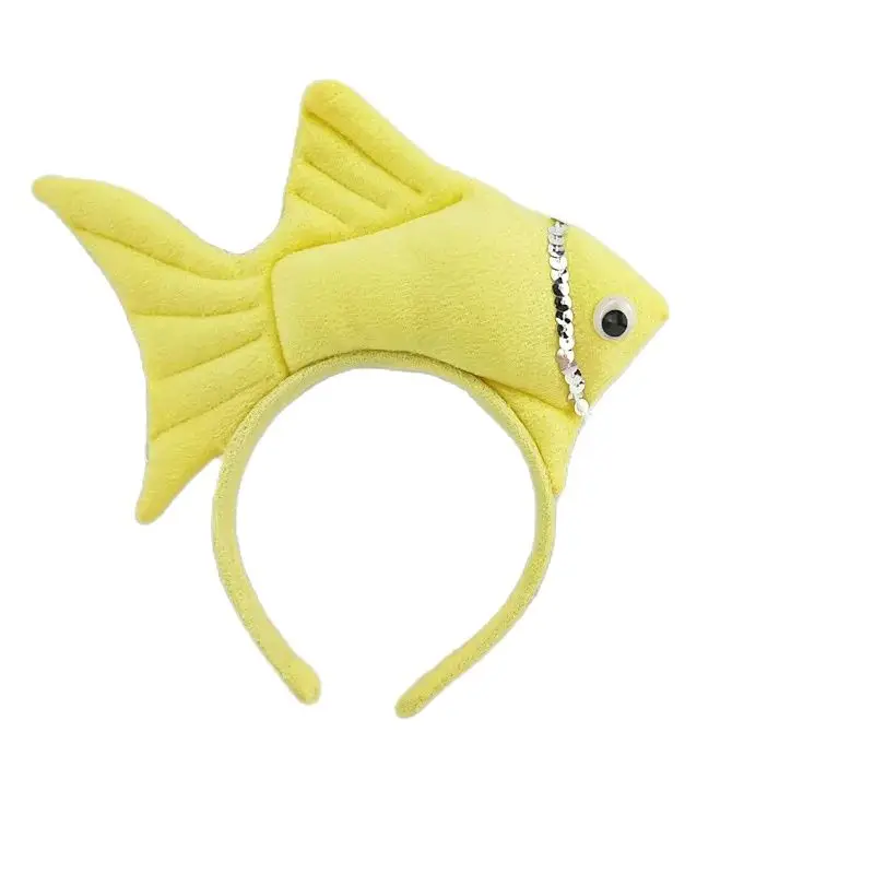 New Design Animal Role Play gold Fish Cosplay Little fish headband Costume Halloween performance