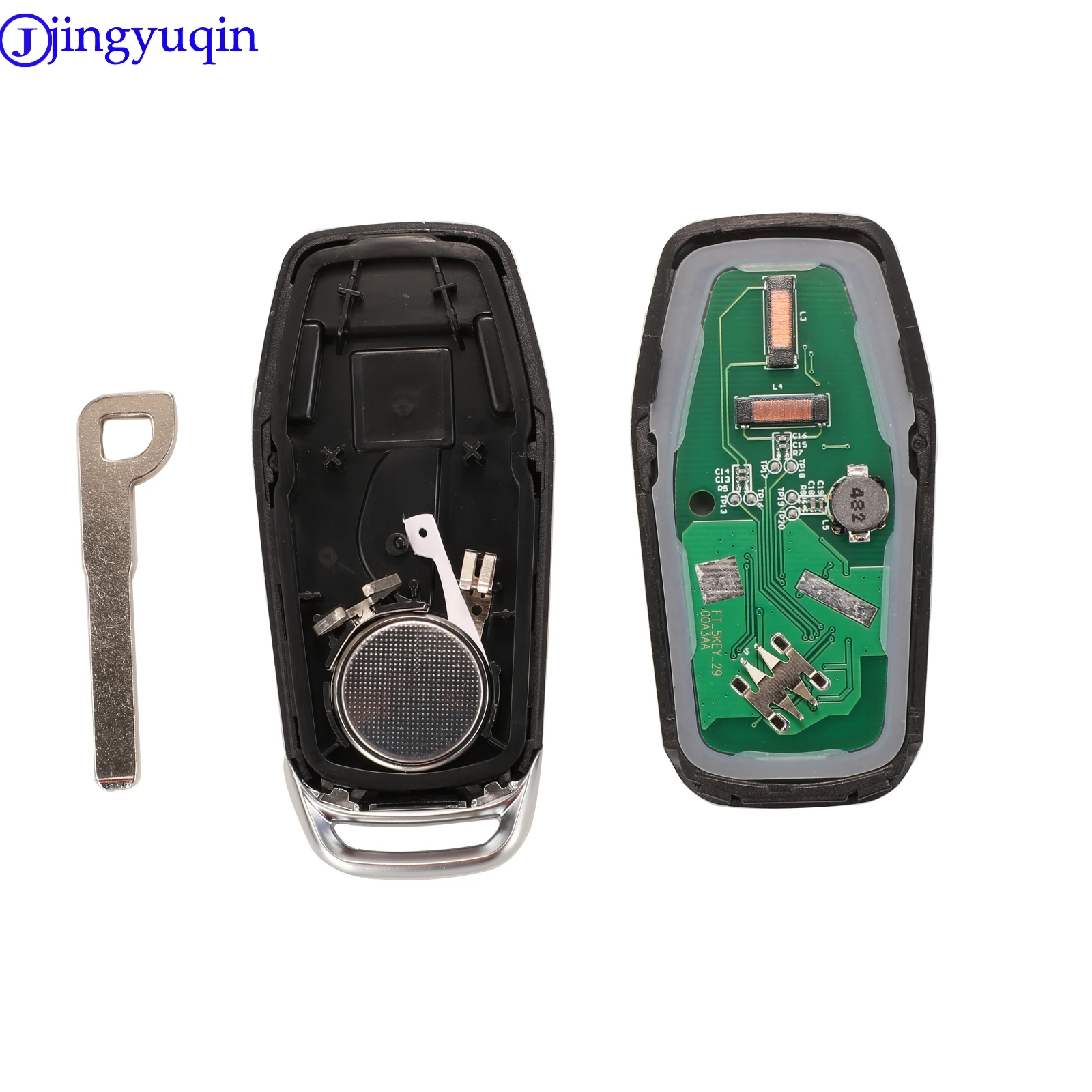 jingyuqin 433.92/868MHz With ID49 Chip 4B Remote Control Key For Ford Mustang Edge Explorer Fusion Mondeo Kuka Car Smart Key