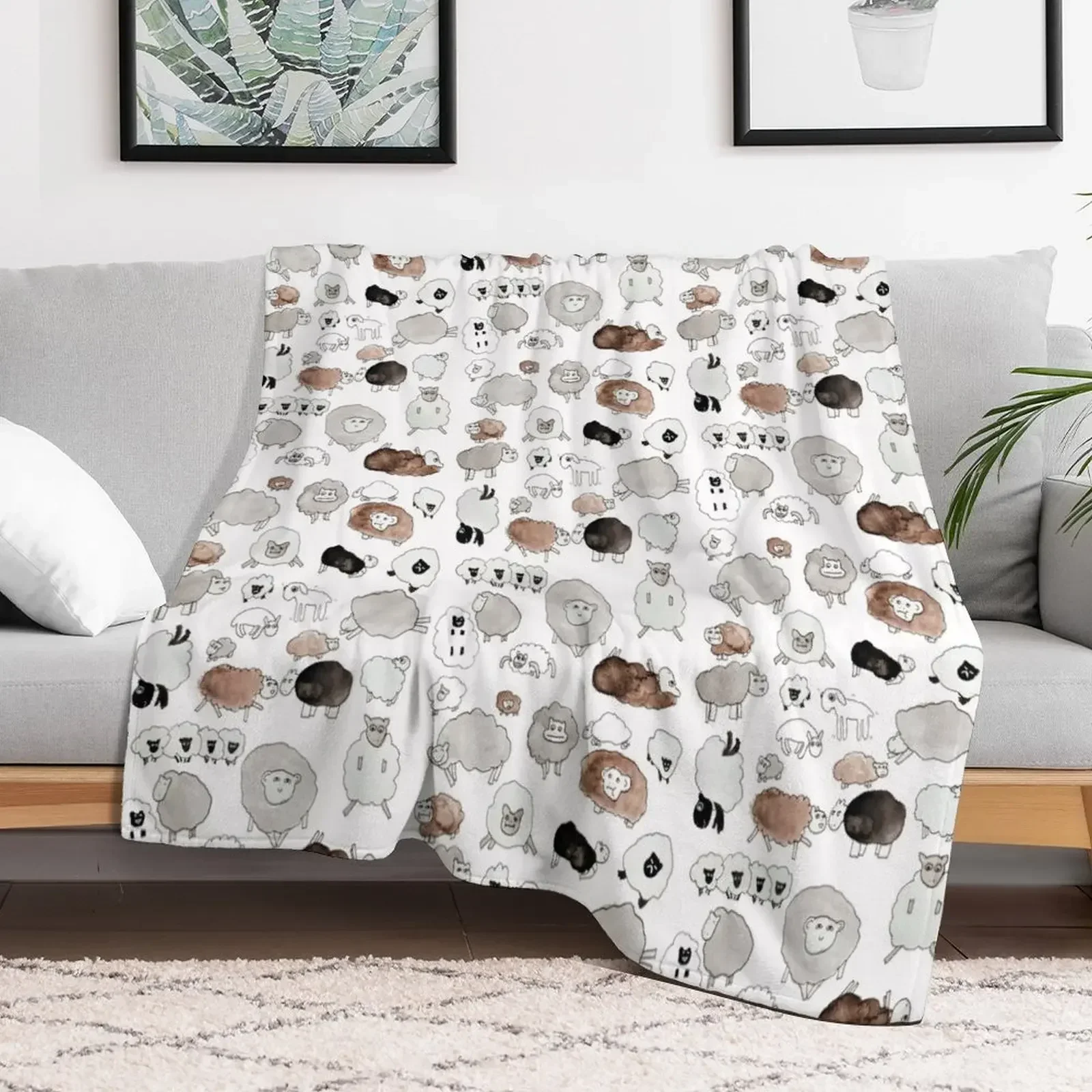 

Sheep Throw Blanket Beautifuls Large Blankets