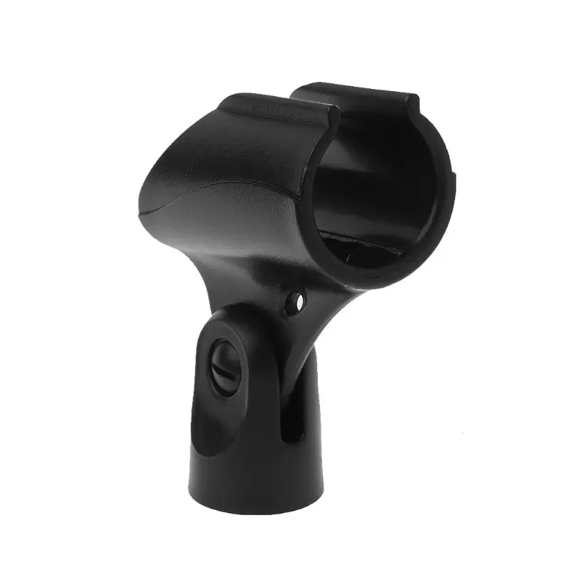 

U-shaped Microphone Clip Bracket Chuck with Copper Teeth Threaded Mic Clamp for Wired Wireless Microphone Accessory