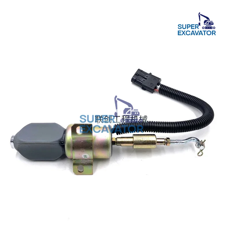 Yuchai XGMA 915 장작 6114 스톨 솔레노이드 밸브 D59-105-04, 화염 소화기 스위치 SA-4813 굴삭기 부품