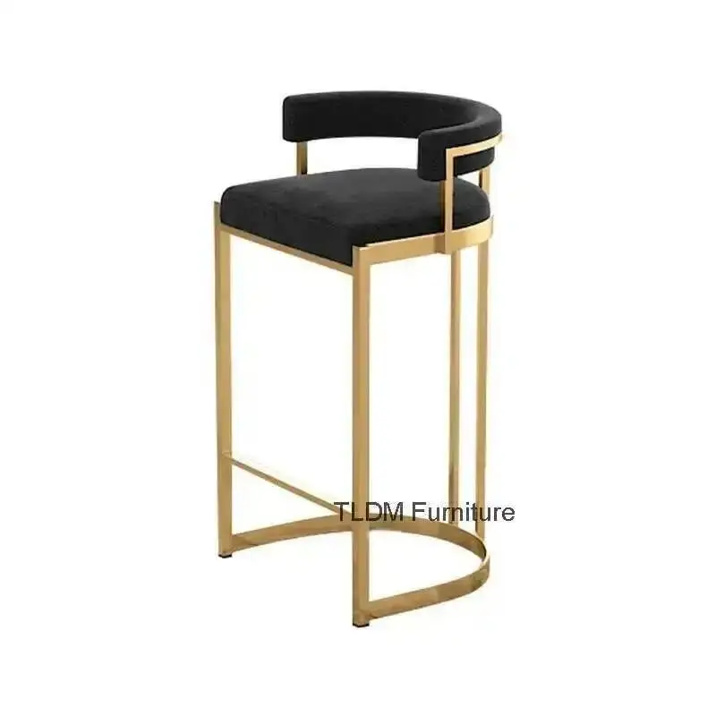 

Kitchen Living Bar Italian Modern Stools Throne Room Designer Accent Long Dining Chairs Vanity Party Furniture Bar Chairs p l