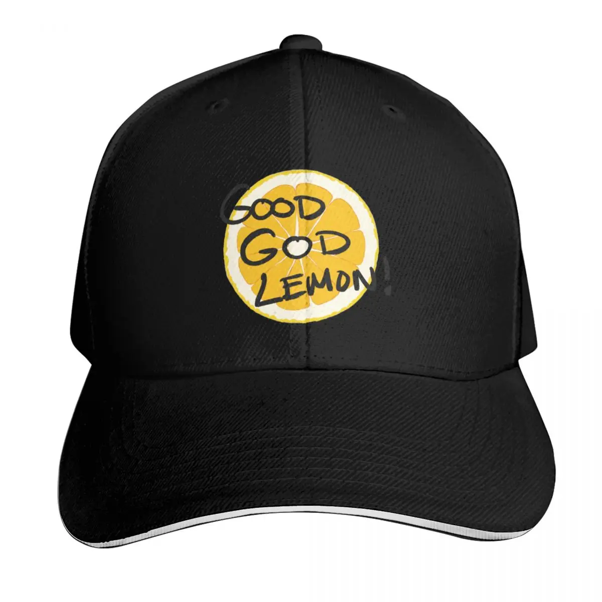 Good God, Lemon! Baseball Cap Adjustable Buckle Closure Moisture Wicking Quick Dry Curved Brim Classic Fit