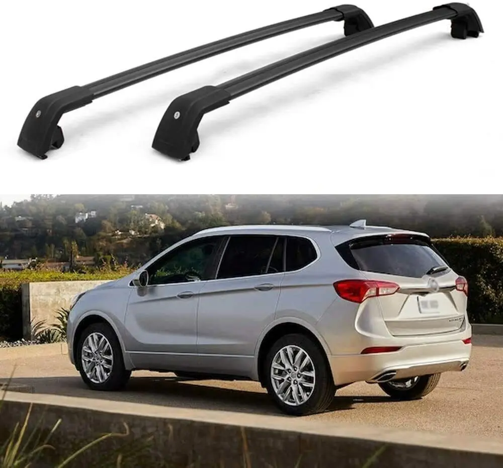 2Pcs Roof Rail Rack Carrier Cross Bar Crossbar Fit for Buick Envision 2016-2020