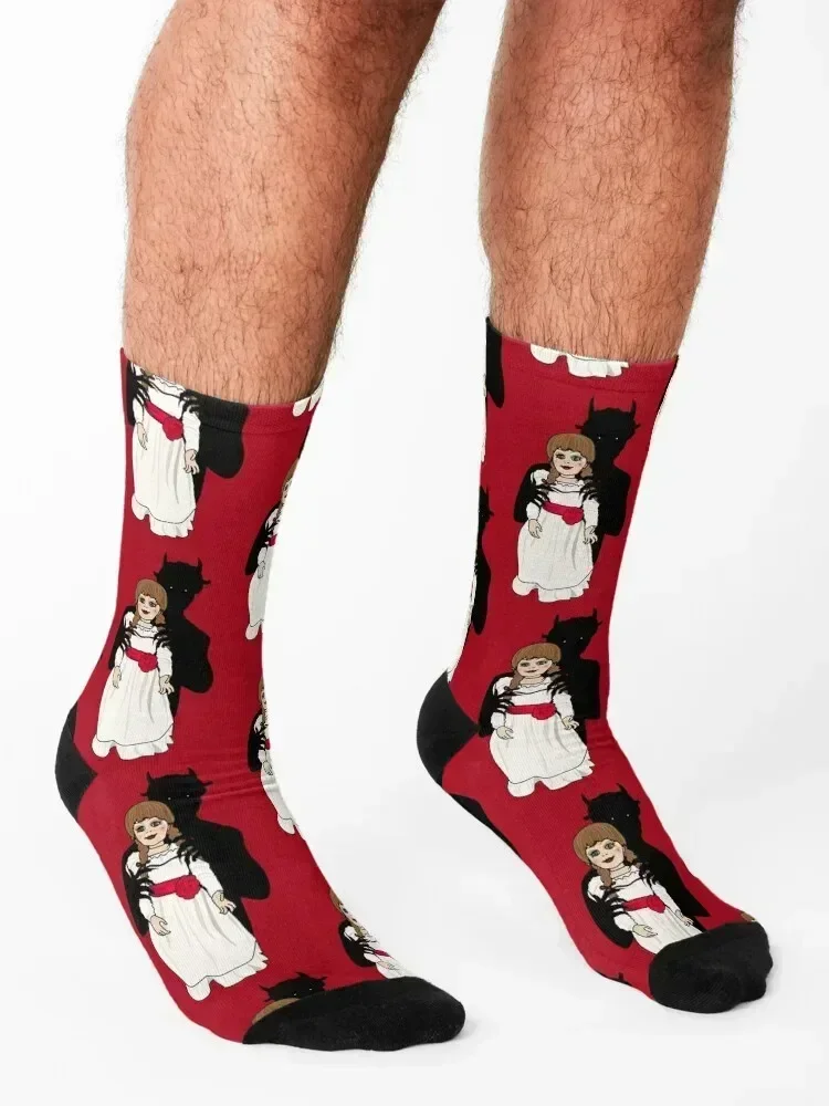 Annabelle The Demon Socks Children's kawaii cotton snow Designer Man Socks Women's