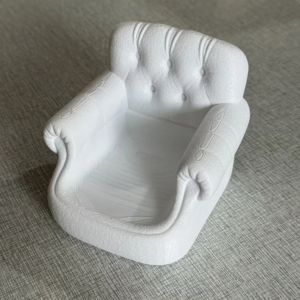 Kunstseiden-Samt-Sofa-förmige Aufbewahrungsbox aus Kunststoff, dekorative Aufbewahrungsboxen für Spielzeug und Spiele. – Detail 4
