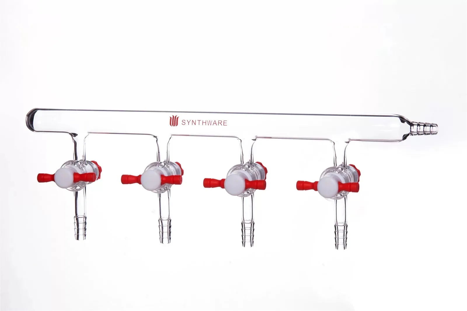 

Vacuum Gas Distributor With Single Row Pipe, Vaccum MANIFOLD, PTFE Stopcocks, Borosilicate Glass, M19,SYNTHWARE