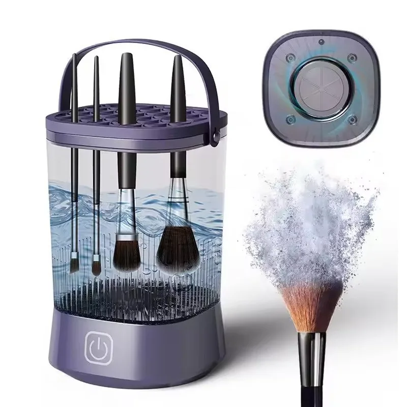 

Портативный электрический очиститель кистей для макияжа в форме ведра, инструмент для ленивых, средство для чистки косметических кистей, уход за красотой и здоровьем